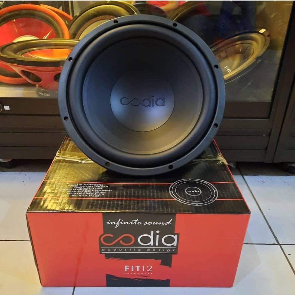 SPEAKER SUBWOOFER CODIA FIT 12 – CODIA FIT 12