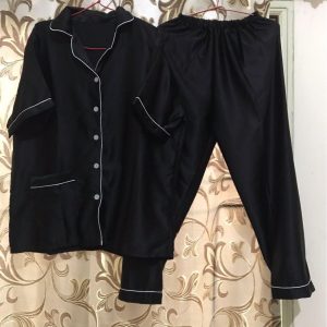Piyama Satin Hitam
