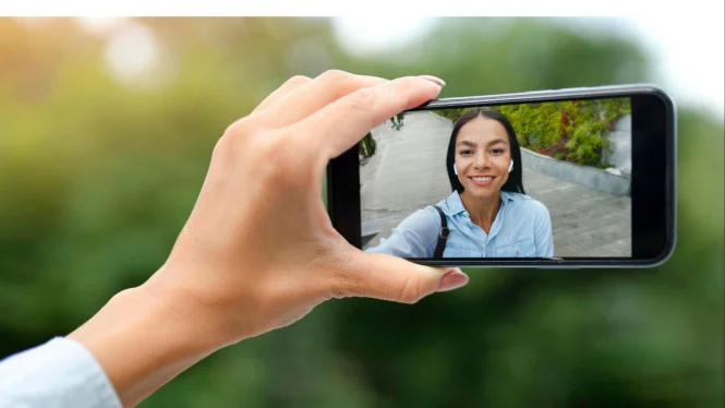 Selfie kamera depan